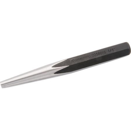 Dynamic Tools Solid Punch, 1/4" X 1/2" X 5" Long D058016